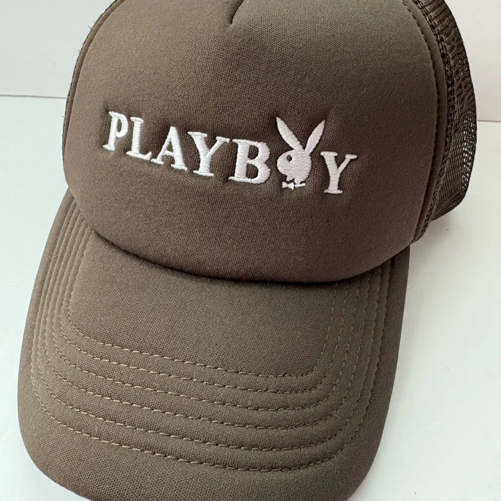 NWOT Outfitters Playboy Logo Trucker Hat